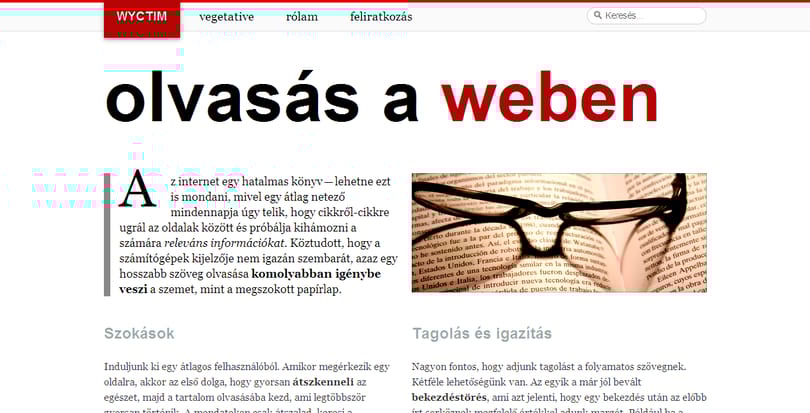 Hogyan írjunk a weben?