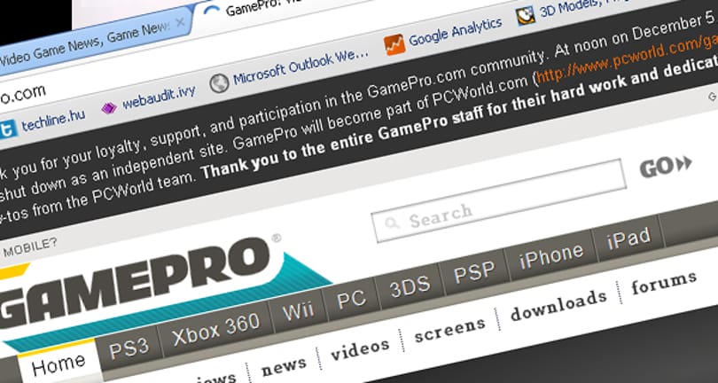 Újabb magazin szűnik meg – Gamepro