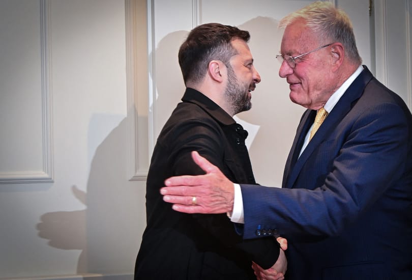 Volodimir Zelenszkij ukrán elnök Rómában találkozott az amerikai elnök különmegbízottjával