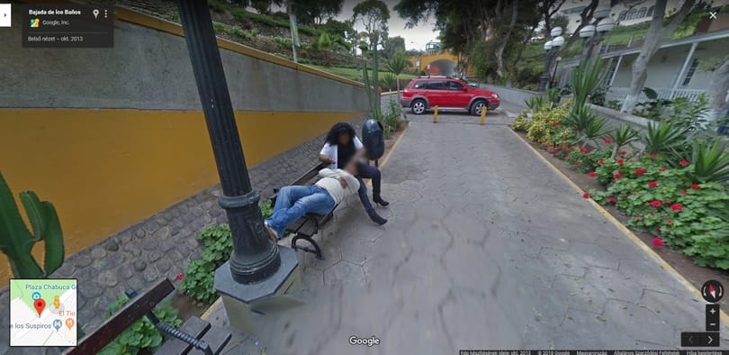 A Google Street View-t böngészve fedezte fel a férj, hogy felesége megcsalja