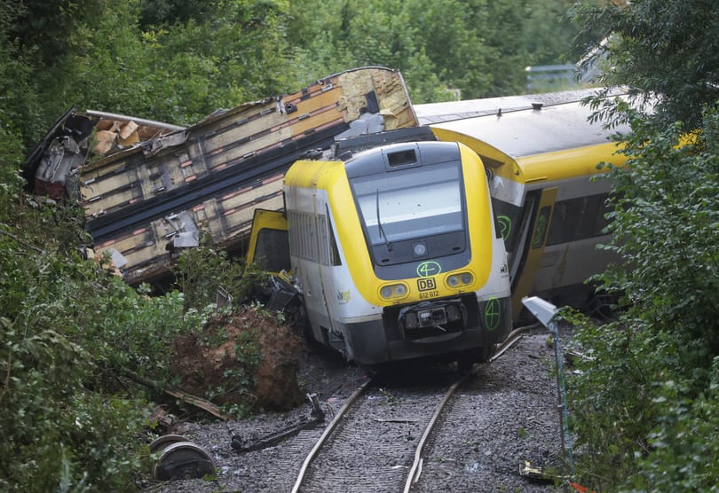 Németország – több halott és sebesült egy vonatbalesetben
