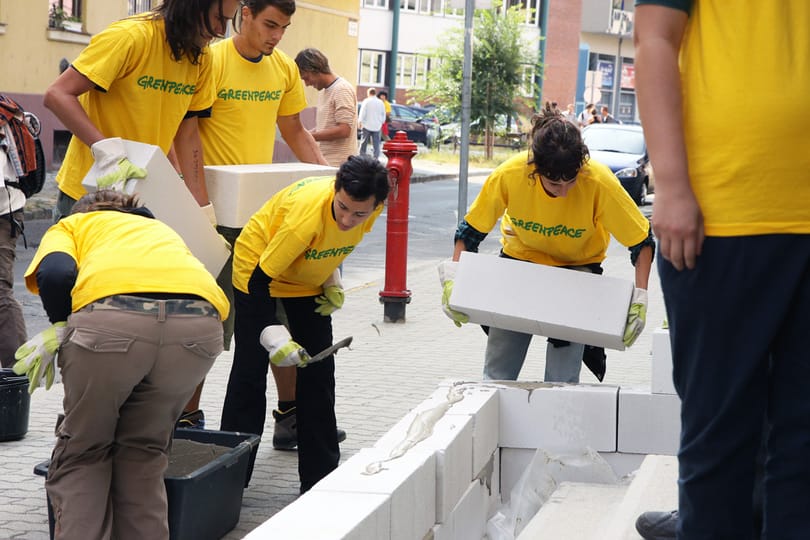 Greenpeace-akció az atomenergia ellen