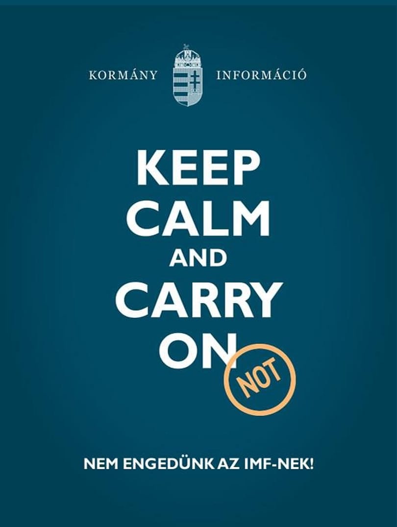 Le az IMF-fel, éljen a magyar szabadság!