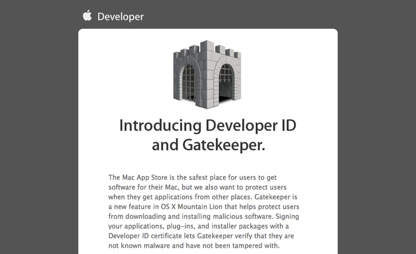 Developer ID beszerzésére buzdítja az Apple a fejlesztőket
