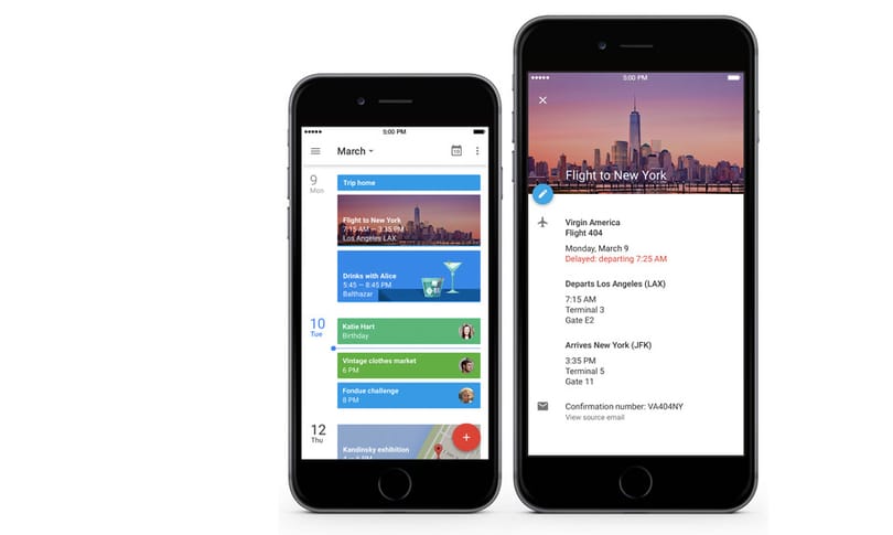 Ha iPhone-ja van, töltse le: gyönyörű lett a Google új naptár alkalmazása