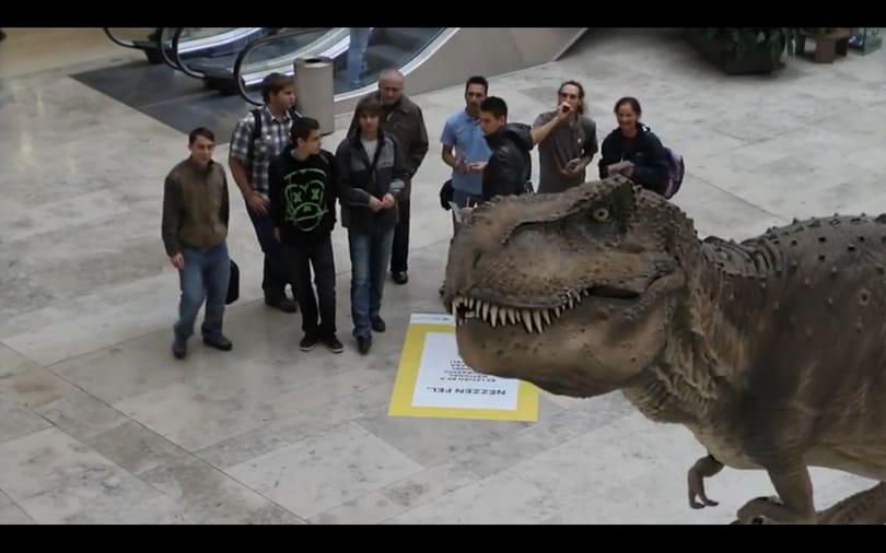 Dinoszauruszok és delfinek a hazai plázákban (videó)