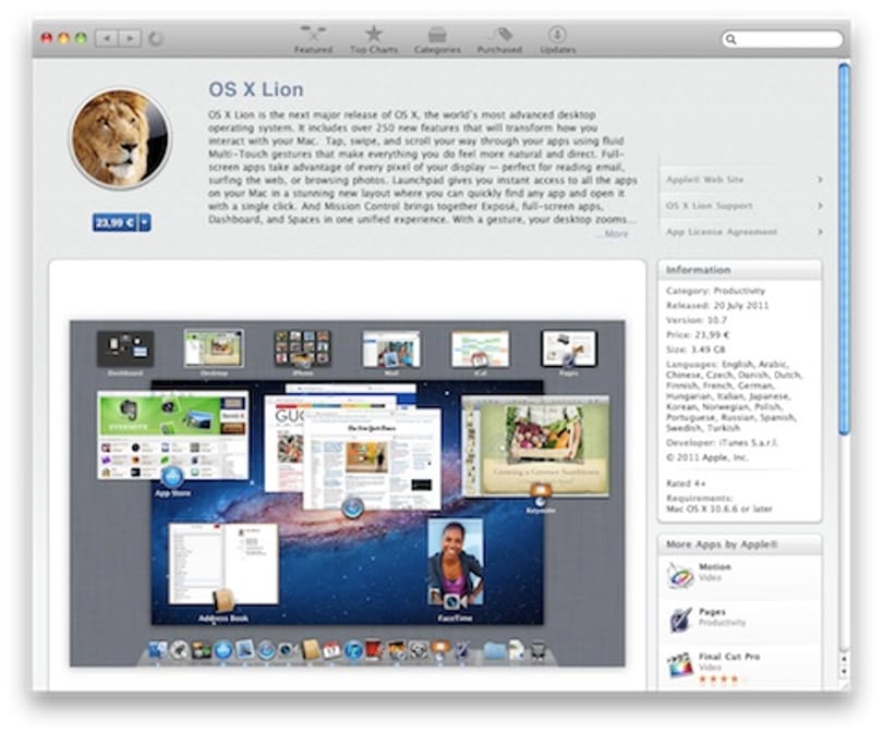 Megjelent az OS X Lion! Letölthető az App Store-ból