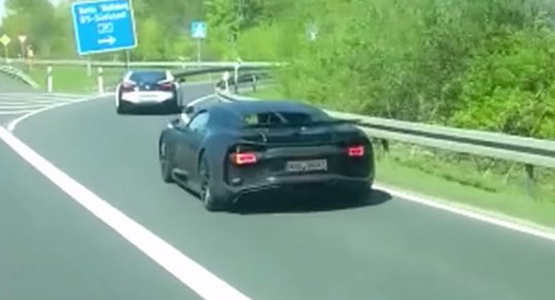 Videó: Már gurul a Bugatti Veyron utódjának első próbaváltozata
