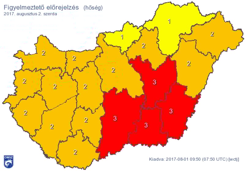 Még durvább hőség jön, most már a 41 fok sem kizárt