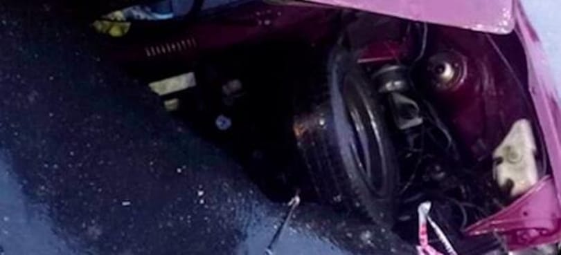 Szó szerint megnyílt a föld Argentínában egy autó előtt – videó