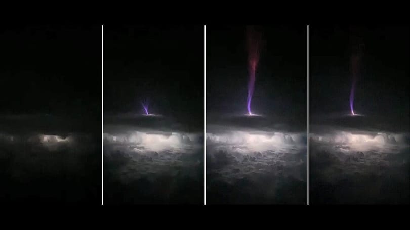 Felfelé irányuló villámcsapást vettek videóra, gigantikus töltésű volt