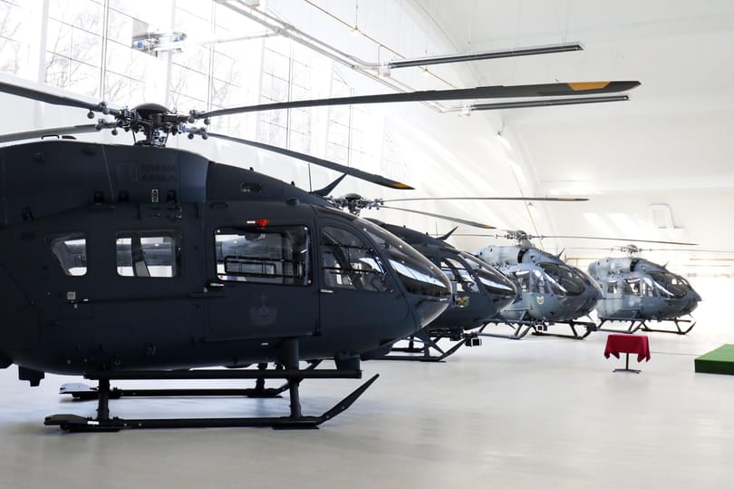 Megkapott négy új helikoptert a Honvédség