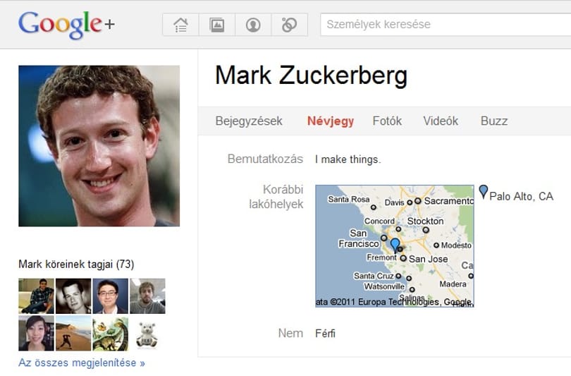 A Google + alatt is elérhető a Facebook?