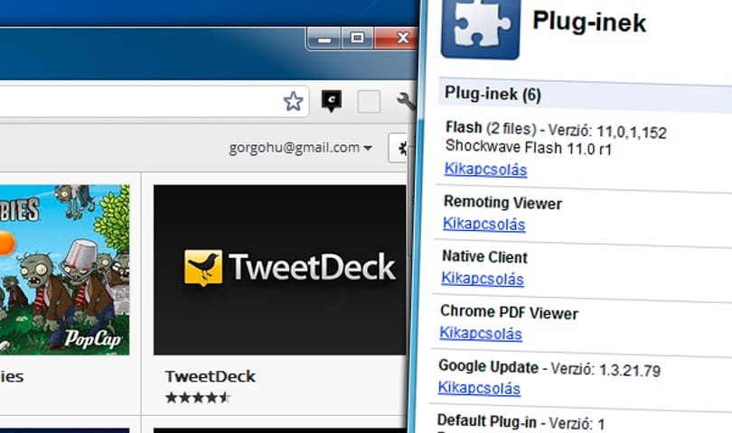 Így tilthatjuk le a Chrome Flash Player és PDF viewer moduljait