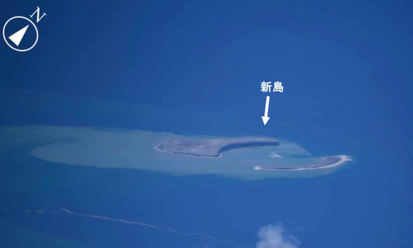 Egy 1 km-es, C-alakú új sziget bukkant elő Japánban