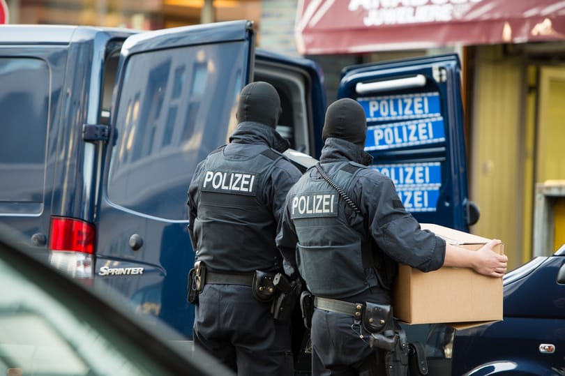 Razzia: négy embert vettek őrizetbe Düsseldorfban