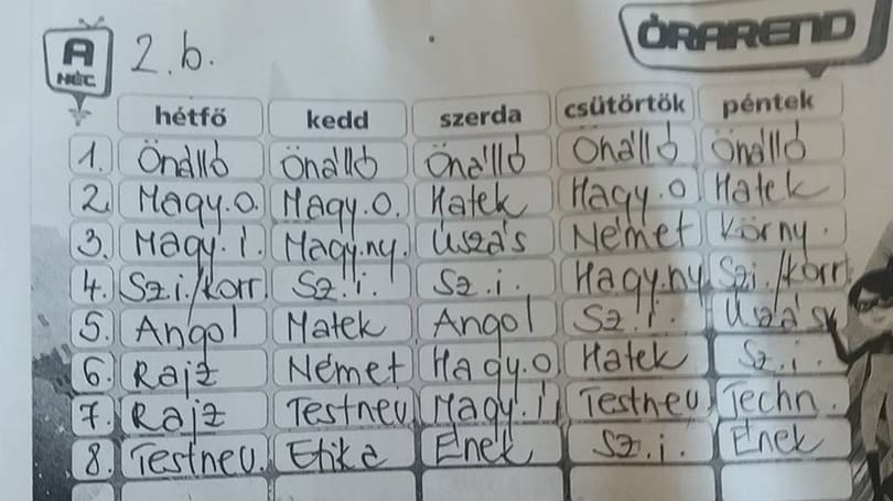 Saját órarend-alkalmazást írtak a diákok, de letöröltették