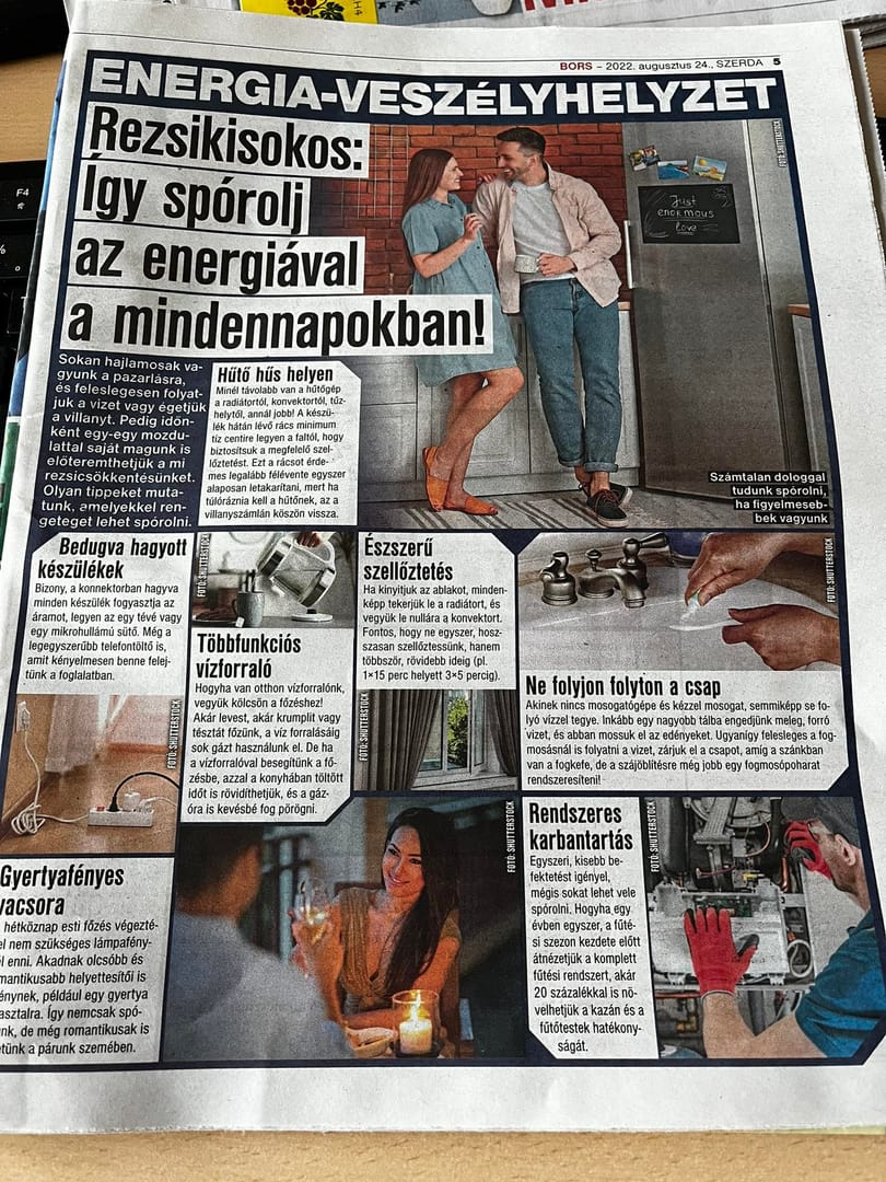 A Bors tippjei a spóroláshoz: enni gyertyafény mellett is lehet, a vízforraló a főzéshez is jó