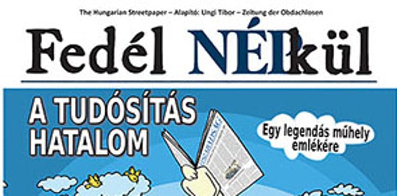 A Népszabadság egy kis időre ismét feléled a hajléktalanok kezében