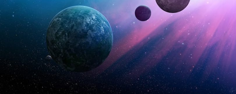 Mai háttérkép: Jewel - fantasztikus sci-fi háttér, akár kétmonitoros rendszerhez is