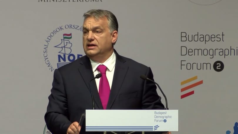 Orbán bejelentette, hogy akarják növelni a gyerekszámot