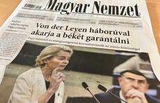 A Magyar Nemzet csütörtöki címlapja kiváló időzítéssel száll bele a háborúpártiságba