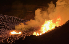 Videón, ahogy kitört a Kilauea vulkán Hawaiin