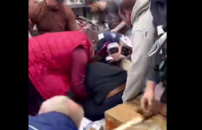Akciós termékekért verekedtek össze a vásárlók egy prágai Lidlben – videó