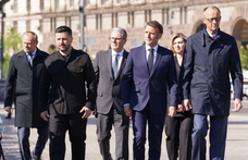 Közösen látogatott Kijevbe Merz, Macron, Starmer és Tusk
