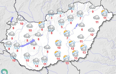 Nyugaton esni fog, keleten 15 fok is lehet