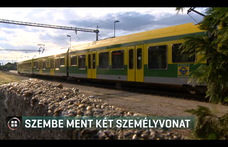 Egymással szembe ment két vonat Vasvárnál, pár száz méteren múlt a baleset