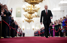 Putyin eltökéltnek és magabiztosnak látszott a beiktatásán, és arról beszélt, hogy megnyerik a háborút
