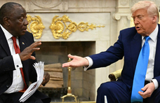 Trump megzelenszkijezte az ovális irodában a dél-afrikai elnököt is