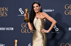 Demi Moore vihette haza a legjobb színésznőnek járó Golden Globe díjat, szépen szerepelt a gálán egy Magyarországon forgatott film is