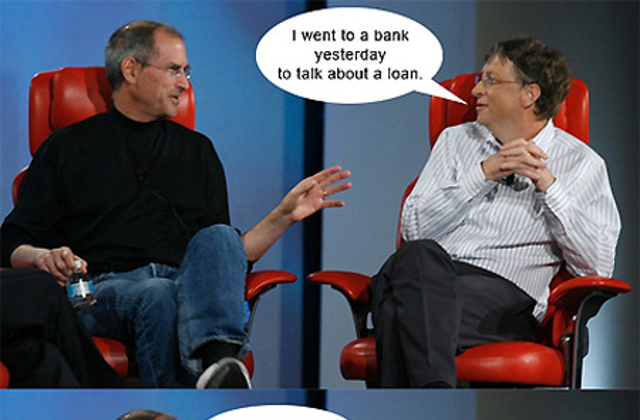 Steve Jobs versus Bill gates tribute