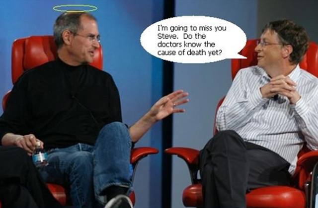 Steve Jobs versus Bill gates tribute