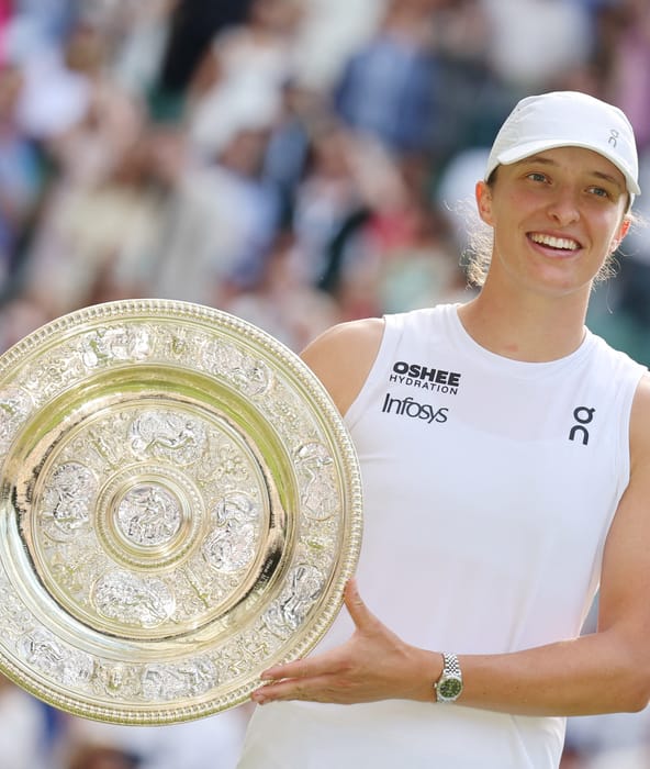 Świątek fölényesen nyerte Wimbledont