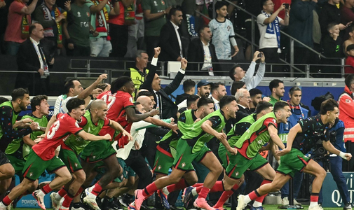 Ronaldo a hosszabbításban tizenegyest hibázott, aztán a büntetőpárbajra összeomlottak a szlovénok - Portugália-Szlovénia 0-0, tizenegyesekkel 3-0