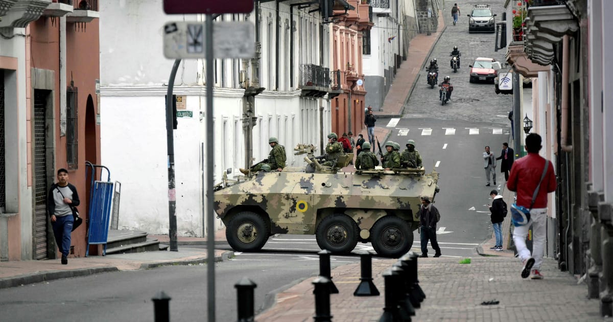 Las bandas de narcotraficantes atacan al Estado: Ecuador se ha convertido en el país más mortífero de América del Sur