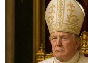 Pápaként posztolt magáról MI-vel készített fotót Trump