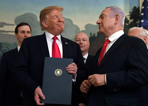 Váratlanul törölték Trump és Netanjahu közös sajtótájékoztatóját
