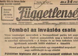 Háborúban számít igazán, mennyire kormánypárti a magyar sajtó – így volt ez a normandiai partraszállás idején is