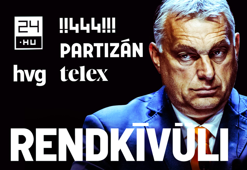 Itt tudja nézni a HVG, a Telex, a 444, a 24.hu és a Partizán közös kiállását a sajtószabadságért Itt tudja nézni a HVG, a Telex, a 444, a 24.hu és a Partizán közös kiállását a sajtószabadságért