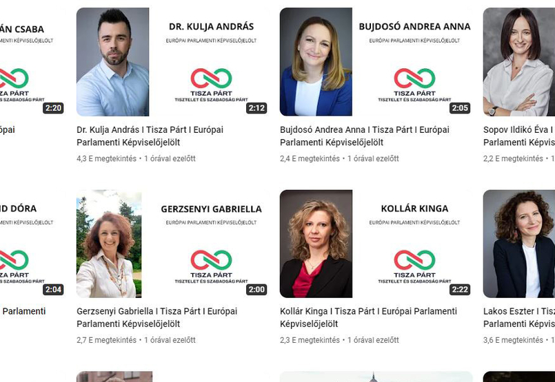 Tiktokker orvos, sikeres nők, Brüsszelben edződöttek, jogászok és csalódottak Magyar Péter pártjának EP-jelöltjei