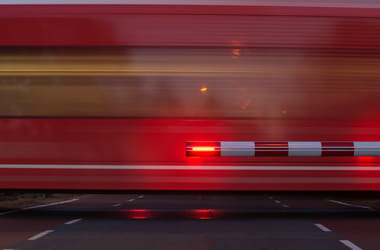 Elsodort a vonat egy embert Vecsésen, ám ezután felállt és elhagyta a helyszínt