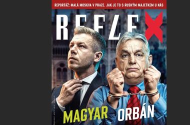 444: Megbilincselt Orbán Viktorral a címlapon jelent meg egy cseh hetilap
