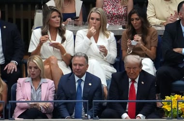 Nem elég, hogy Trump mindent felforgatott, még unta is a US Open döntőjét