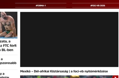 Beütött a baj a vb nyitómeccsére, elérhetetlen az M4 Sport netes közvetítése
