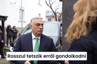Videó: Orbán megfogta Baranyi Krisztina csuklóját, miután a politikus váratlanul megszólította őt