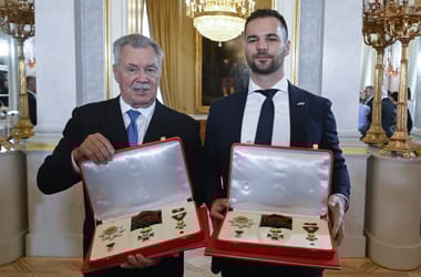 Kapu Tibor és Farkas Bertalan Szent István Rend kitüntetést kapott